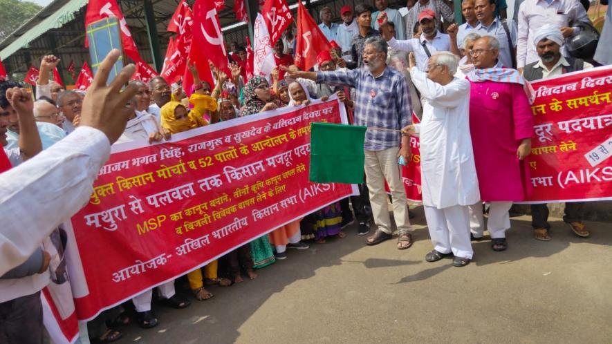 Farmer-Workers Padyatra, UP