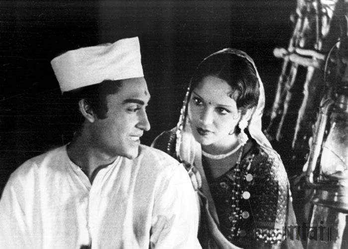 Ashok Kumar and Devika Rani in Achhut Kanya, 1936