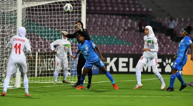 India vs Iran AFC Asian Cup football match action