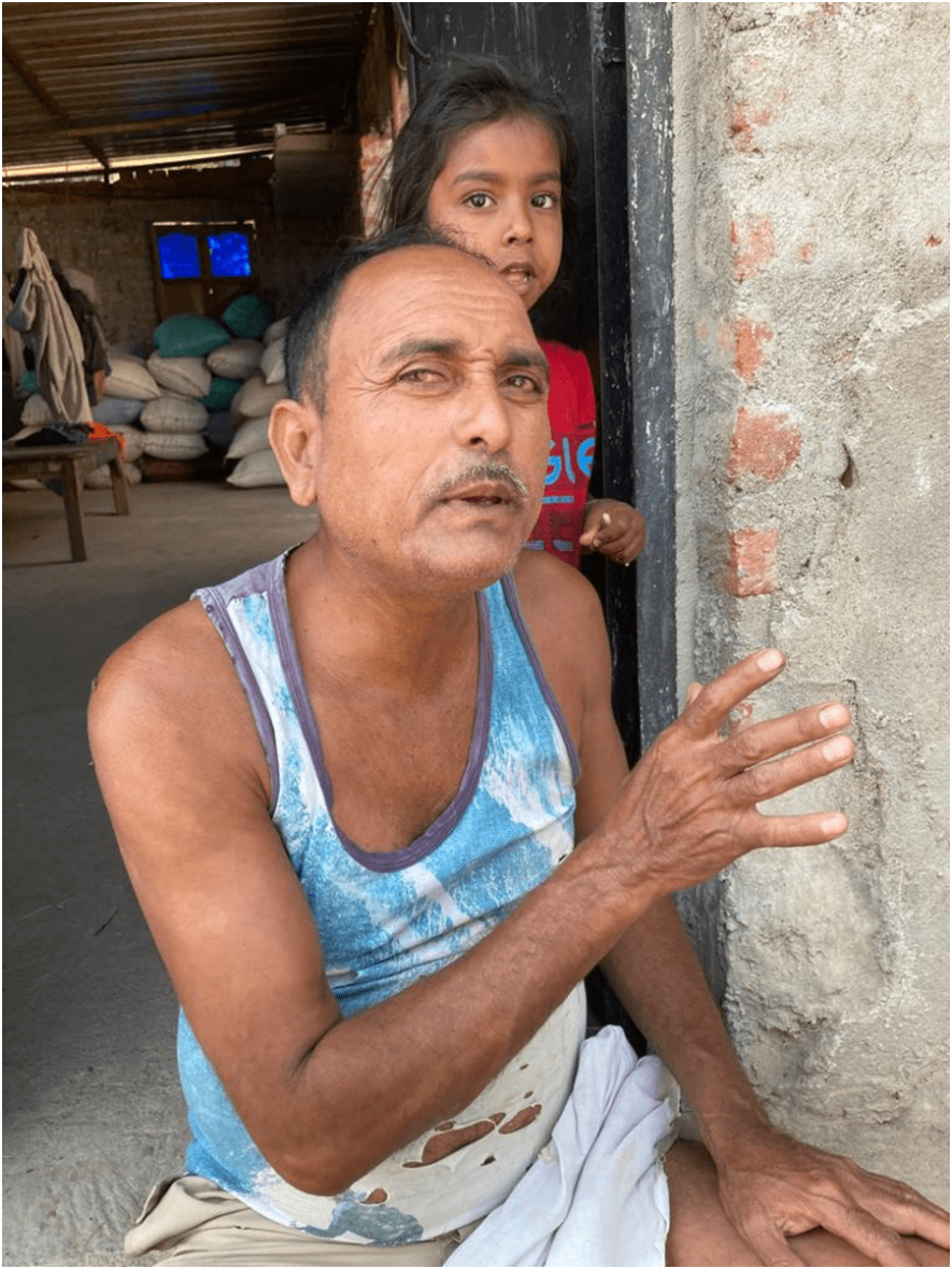 Ram Dahin Yadav explains his plight