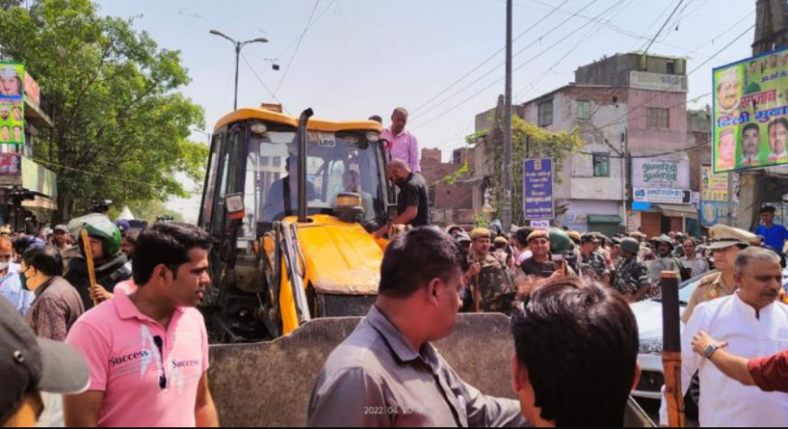 bulldozer jahangirpuri