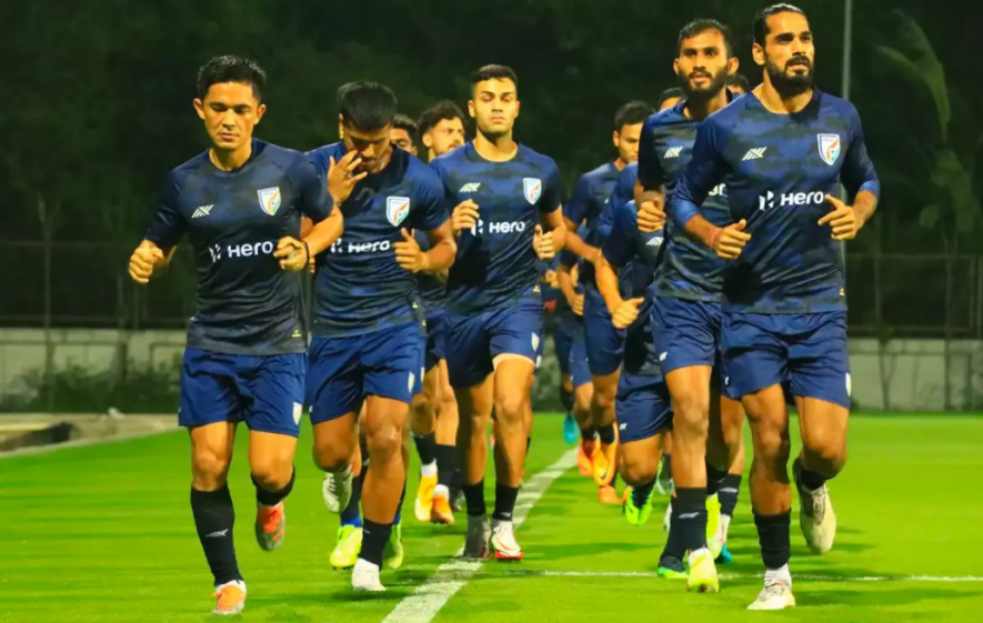 Indian football team training camp