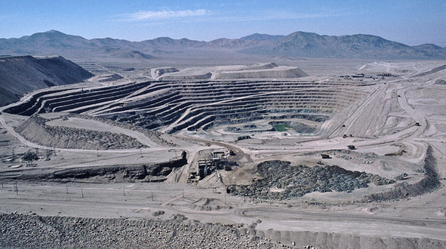 A lithium mine in Chile