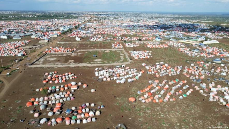 Somalia's displaced by drought are being housed across some 600 camps in and around the southwestern city of Baidoa