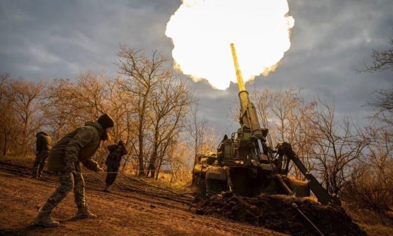 Ukrainian frontline in the Kherson region