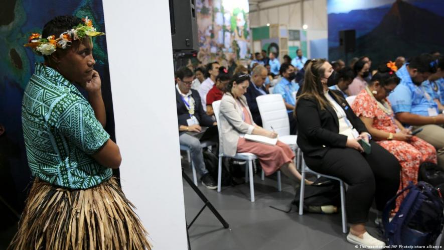 Tuvalu is one of the island nations that pushed rich countries to set up a fund to pay for loss and damage from extreme weather at the COP27 climate summit