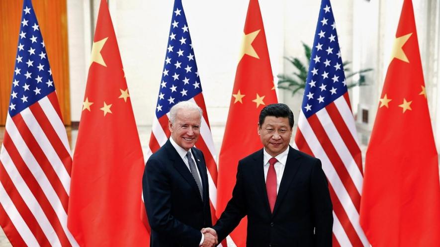 Jo Biden and Xi Jinping