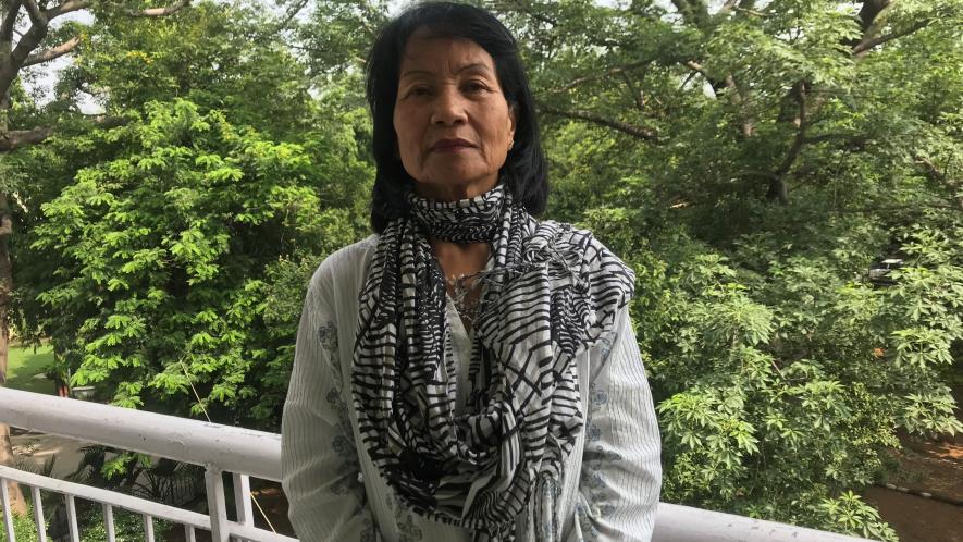 Kim Gangte in Delhi in the last week of June.