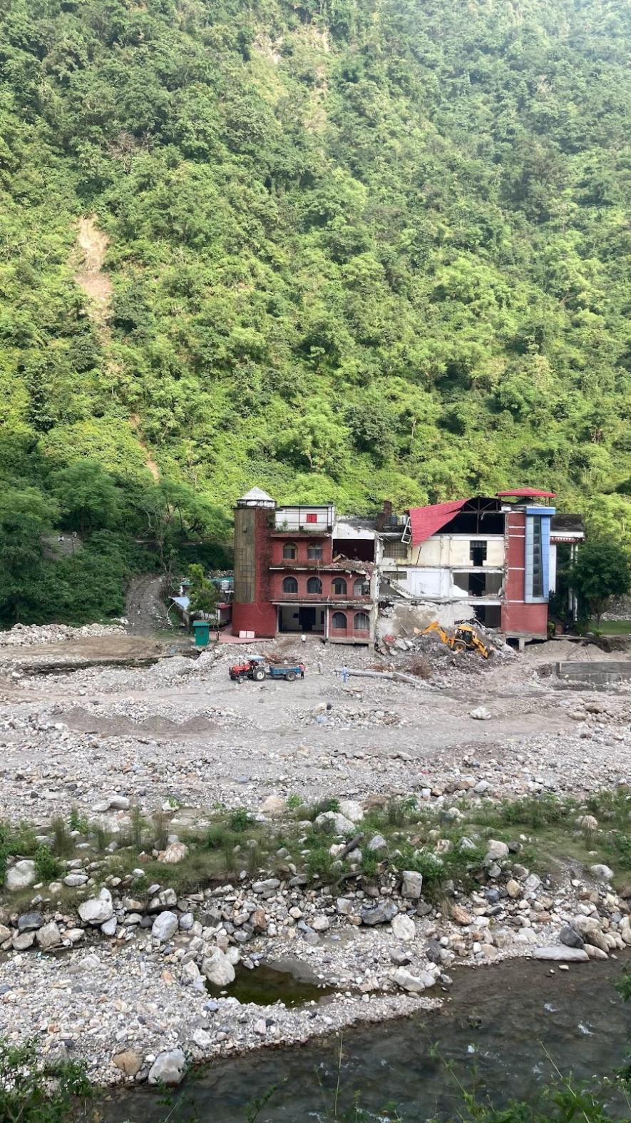 This year’s monsoon has washed away the Dehradun Defence College, Maldevta.