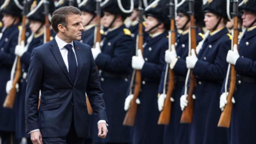 French President Emmanuel Macron assertively stands by his remarks on February 25, 2024 about sending troops to Ukraine