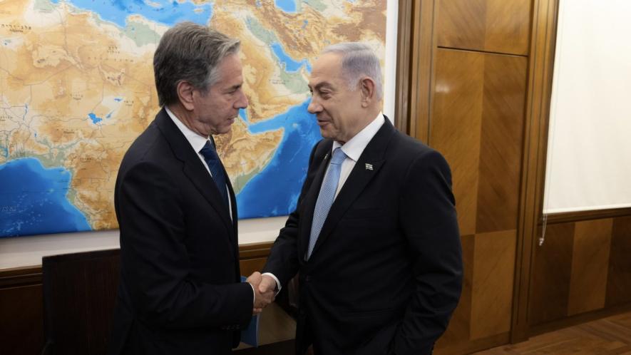 US Secretary of State Antony Blinken met with Israeli PM Benjamin Netanyahu on August 19 in Tel Aviv. Photo: Antony Blinken