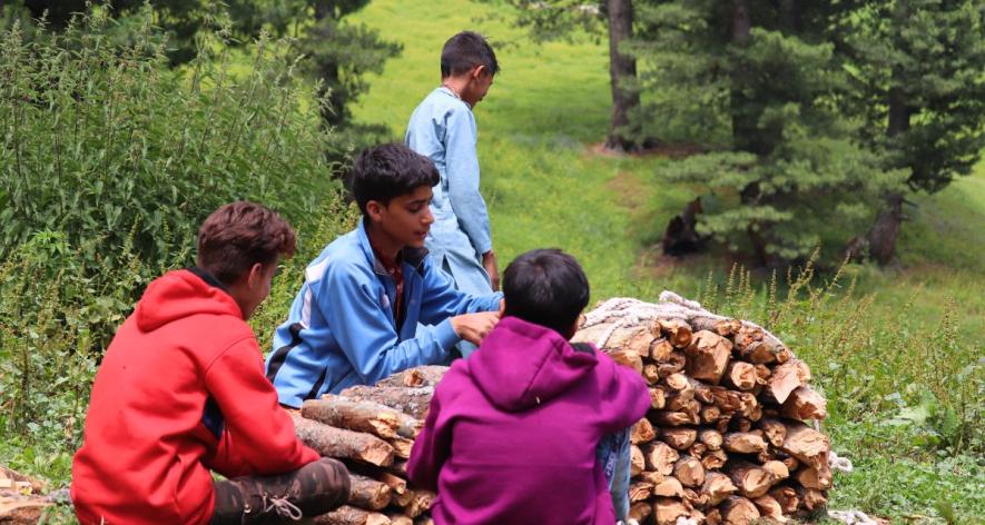 No chillai kalan period passes without wood (Photo - Umer Farooq).