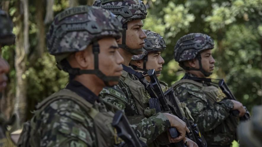 Hundreds of more troops from the Colombian Army have been deployed to Catatumbo in the last week. Photo: Minister of Defense Colombia