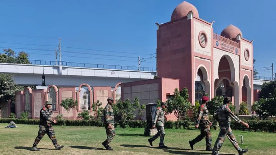 As a recent wave of protests erupt in one of India’s leading minority institutions, the administration has responded with heavy police deployment and invoking the law to curb demonstrations.