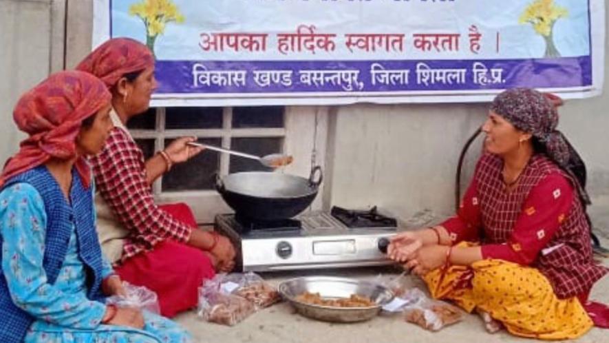 Aruna Devi installed stalls at selling products produced by natural farming at various fairs (Photo - Rachna Verma, 101Reporters)