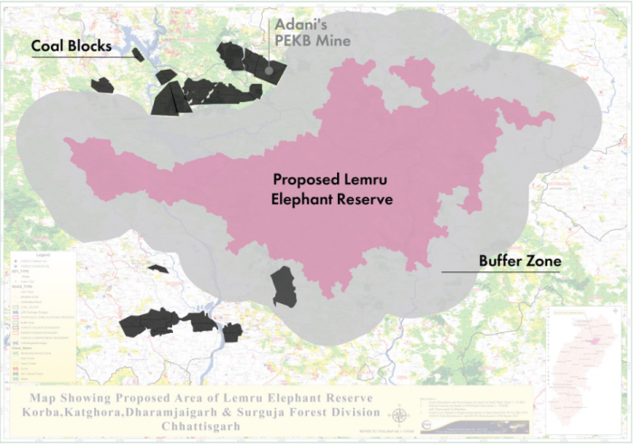 adani coal map