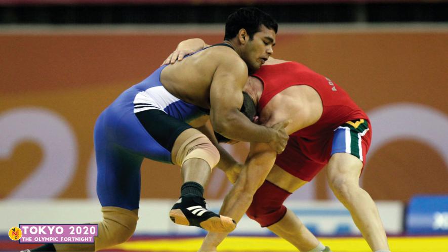 Narsingh Yadav wrestling