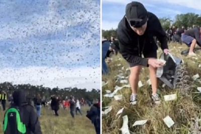 Million Dollar Rain: Czech TV Star Kazma Kazmitch Makes it Pour Money from the Sky