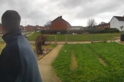 Fierce Dog Showdown: Shepherd Attacks Small Dog as Owner Enters Home!